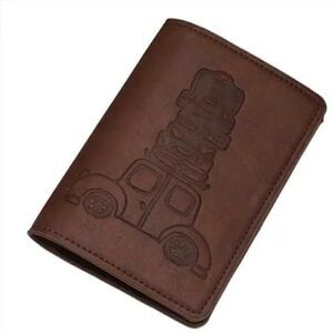 Brown Travel Passport Holder
